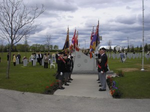 Ceremony at Field of Honour - June 2009