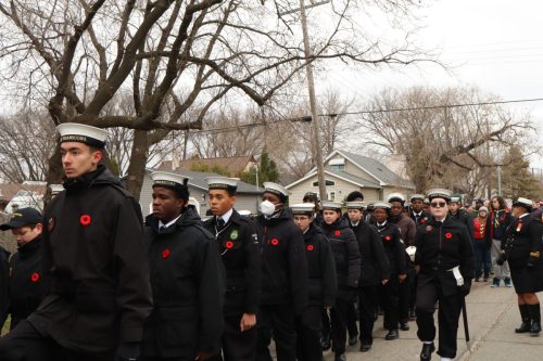Marching to Ceremony at End End Arena