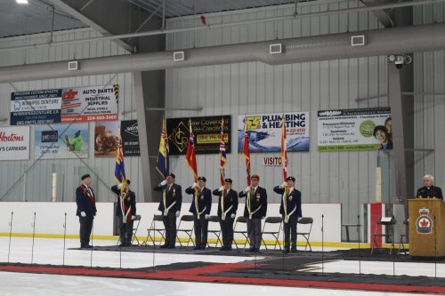 Laying of wreaths at East End Arena